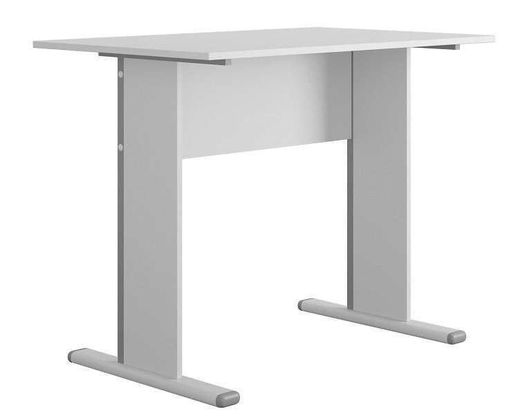 Mesa de oficina compacta Work 90 x 60 color platino
